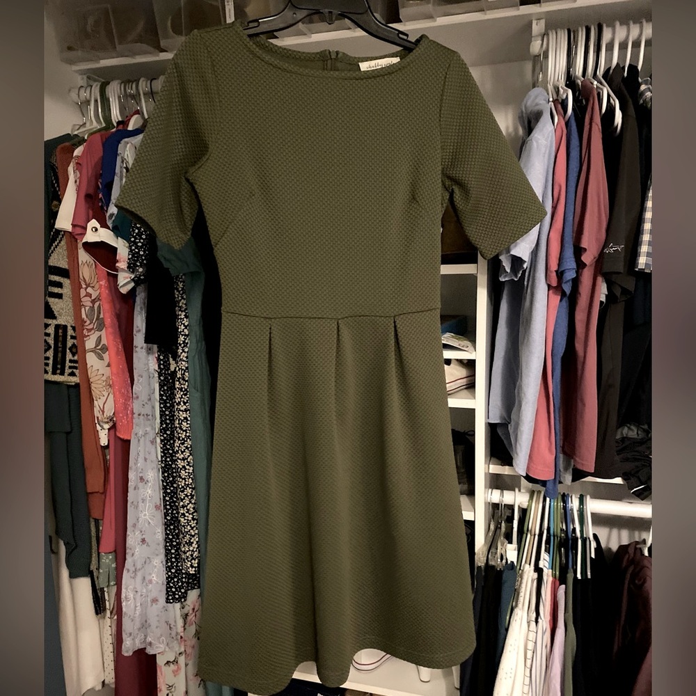 Shabby Apple knee-length pleated dress